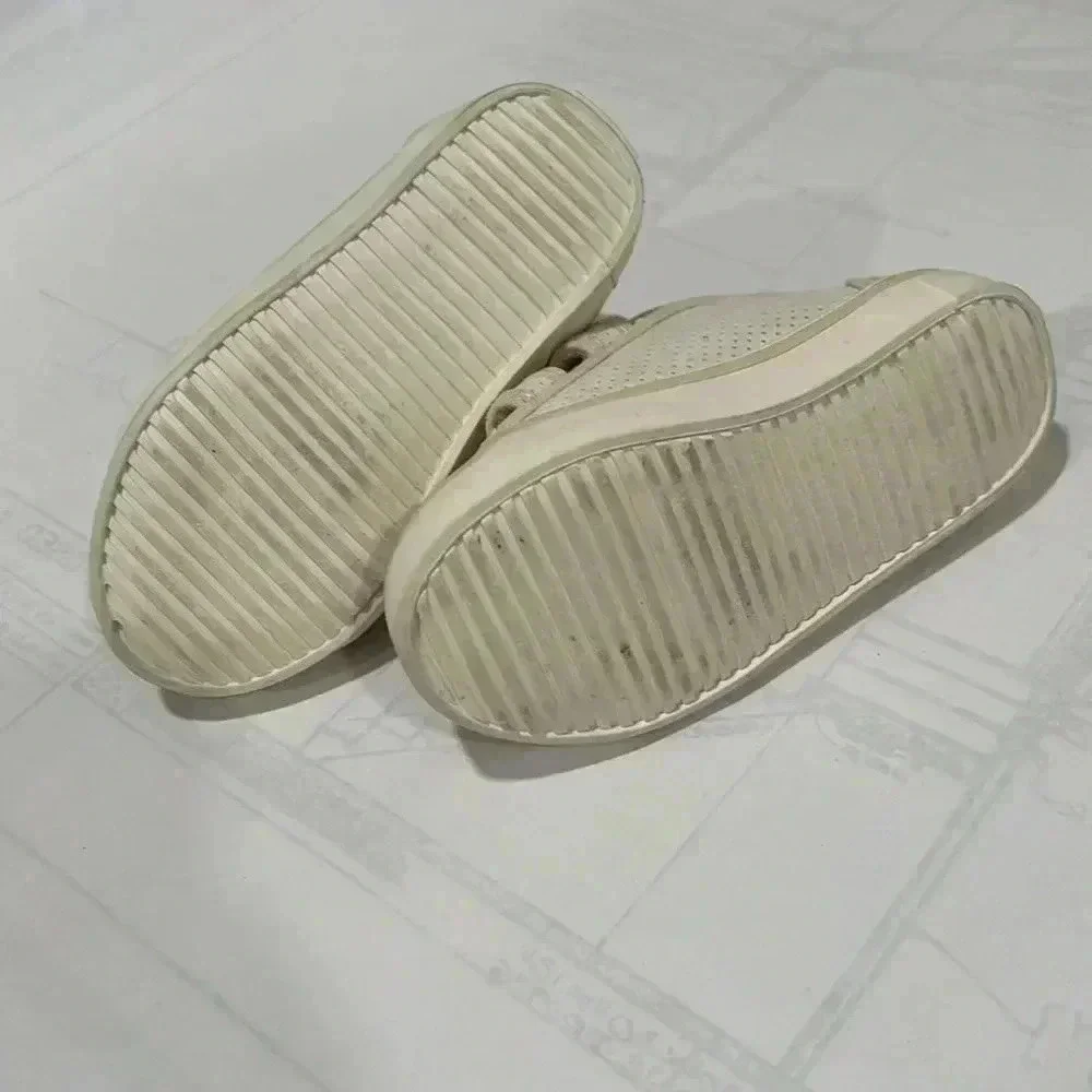 Unisex Perforated Faux-Suede Double-Strap Sneakers for Toddler